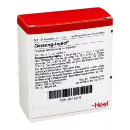 GINSENG INJEEL ampules, 10 ks