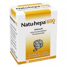 NATU HEPA 600 mg kryté tablety, 50 hodin