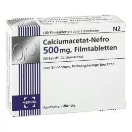 CALCIUMACETAT NEFRO 500 mg filmových tablet, 100 st