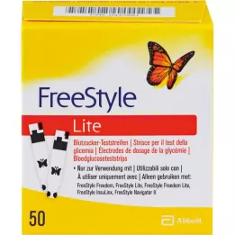 FREESTYLE Lite testovací proužky bez kódování, 50 ks