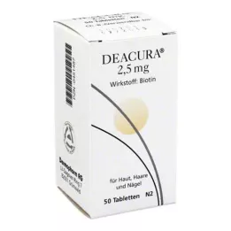 DEACURA 2,5 mg tablety, 50 hodin
