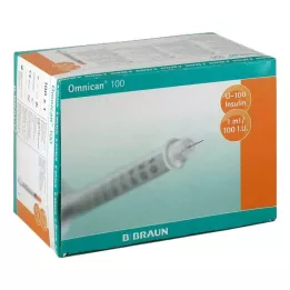 OMNICAN inzulinypr.1 ml U100 m.kan.0.30x12 mm., 100x1 st