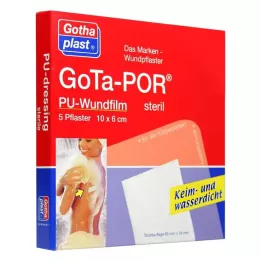 GOTA-POR PU Wundfilm 10x6 cm sterilní chodník, 5 ks