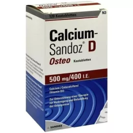 Vápník Sandoz D Osteo žvýkací tablety, 120 ks