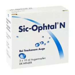 SIC OPHTAL N oční kapky, 3X10 ml