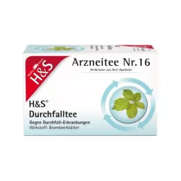 H&amp;S Filtrační sáčky na čaj proti průjmu, 20X1,5g