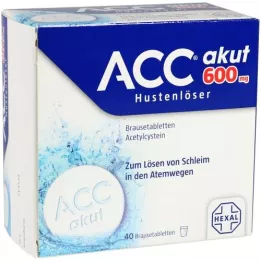 ACC Akutní 600 šumivé tablety, 40 ks