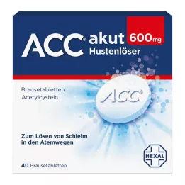 ACC akut 600 šumivých tablet, 40 ks