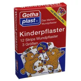 GOTHAPLAST Dětské sádrové proužky, 12 ks