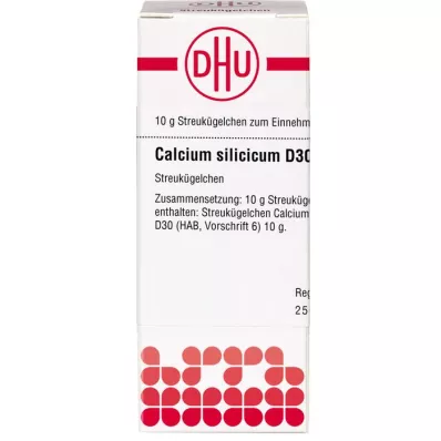CALCIUM SILICICUM D 30 Globuli, 10 g