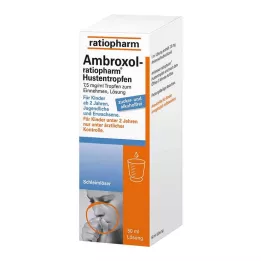 AMBROXOL-ratiopharm kapky proti kašli, 50 ml