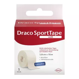 DRACO TAPEVERBAND 3,8 cmx10 m bílá, 1 kus