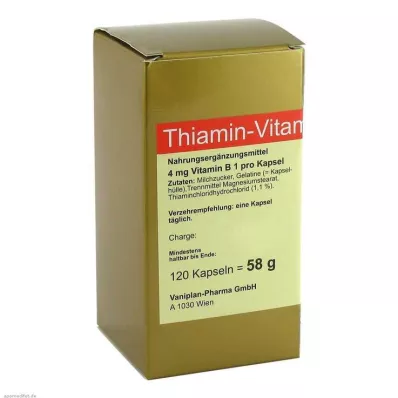 THIAMIN Vitamin B1 kapsle, 120 ks