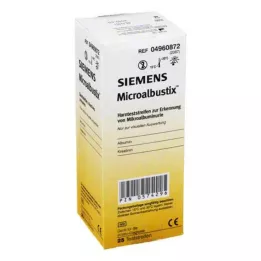 MICROALBUSTIX Testovací proužky na moč vizuálně hodnotitelné, 25 ks