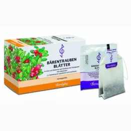 BÄRENTRAUBENBLÄTTER Filtrační sáčky, 20X3 g