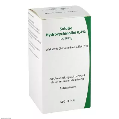 SOLUTIO HYDROXYQUIN. 0,4 %, 500 ml