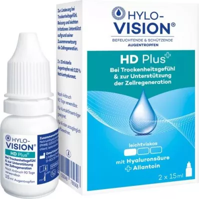 HYLO-VISION HD plus oční kapky, 2x15 ml