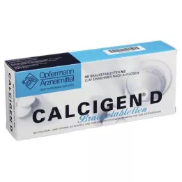 CALCIGEN D 600 mg/400 I.E. šumivé tablety, 40 ks