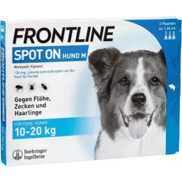Frontline Místo na psa m 134 mg, 3 ks