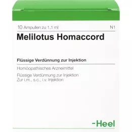 MELILOTUS HOMACCORD ampules, 10 ks