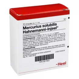 MERCURIUS SOLUBILIS INJEEL Hahnemanni ampules, 10 ks