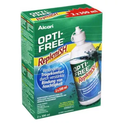 OPTI-FREE RepleniSH multifunkční dezinfekční roztok, 2X300 ml