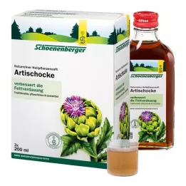 ARTISCHOCKENSAFT Schoenenberger, 3x200 ml