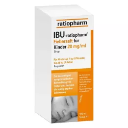 IBU-RATIOPHARM Dětský sirup proti horečce 20 mg/ml, 100 ml