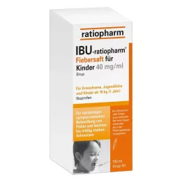 IBU-RATIOPHARM Dětský sirup proti horečce 40 mg/ml, 100 ml