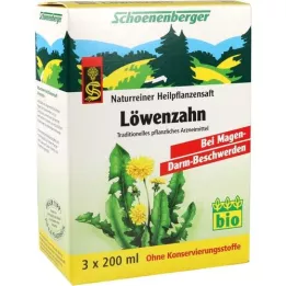 LÖWENZAHN SAFT Schoenenberger Léčivá rostlina, 3x200 ml