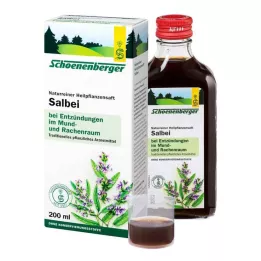 SALBEI SAFT Šťávy z léčivých rostlin Schoenenberger, 200 ml