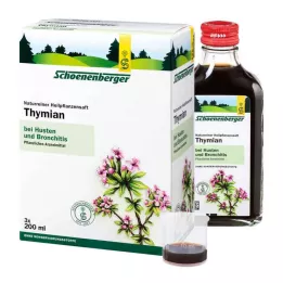THYMIAN SAFT Šťávy léčivých rostlin Schoenenberger, 3X200 ml