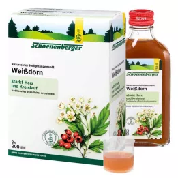WEISSDORN SAFT Šťávy léčivých rostlin Schoenenberger, 3X200 ml