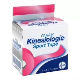 KINESIOLOGIE Sportovní páska 5 cmx5 m růžová, 1 ks