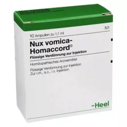 NUX VOMICA HOMACCORD ampules, 10 ks