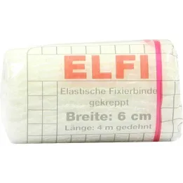 Dracoelfi elastický fixační obvaz 6cmx4m krepované violoncello, 1 kus