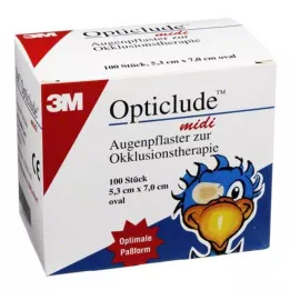 OPTICLUDE 3M midi 5,3x7 cm 1538/100, 100 ks