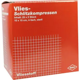 Štěrbinové komprese fleece 10x1, 25x2 kusy