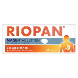 RIOPAN Žvýkací tablety Žvýkací tablety, 20 ks