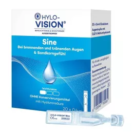 HYLO-VISION sinusové jednodávkové pipety, 20X0,4 ml