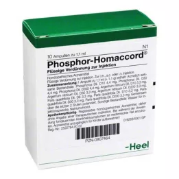 PHOSPHOR HOMACCORD ampules, 10 ks
