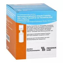 NATRIUMGLYCEROPHOSPHAT Ampule s koncentrátem infuzního roztoku, 20X20 ml