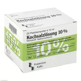 KOCHSALZLÖSUNG 10% koncentrát infuzního roztoku, 20X10 ml