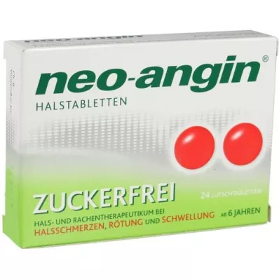 NEO-ANGIN Poloviční tablety cukr -bez, 24 ks