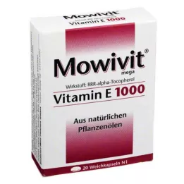 MOWIVIT Vitamin E 1000 kapslí, 20 ks