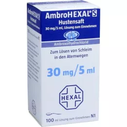 AMBROHEXAL S kašel šťáva 30 mg/5 ml, 100 ml