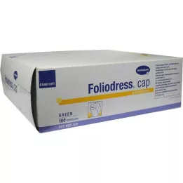FOLIODRESS Cap Comfort Universal Grün OP-Hauben, 100 ks