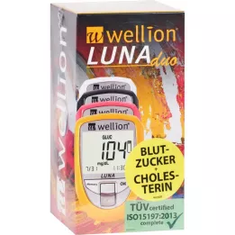 WELLION Lunaduo BZ-messef.set mg/dl bílý, 1 ks