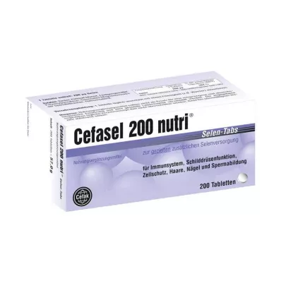 CEFASEL 200 nutri Selenium-Tabs, 200 ks