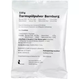 Sloupový oplachový prášek Bernburg 110 g, 100 ks